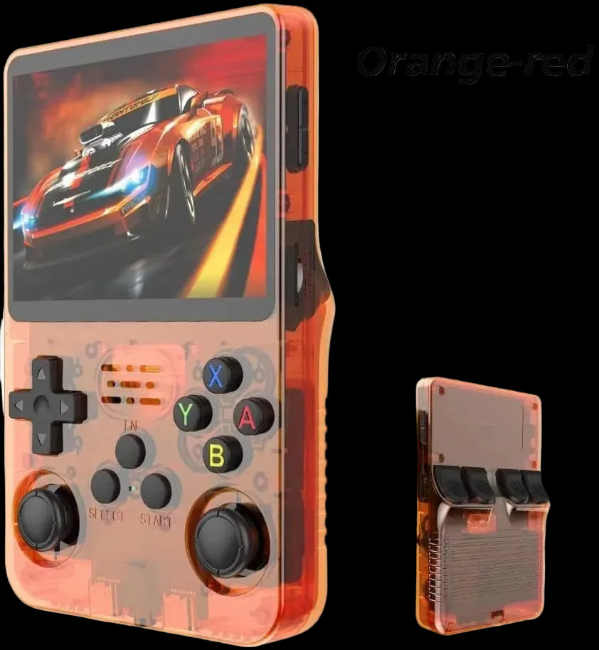 R36S Retro Handheld Game Console - 3.5 Inch IPS Screen, 64GB/128GB/256GB, Portable Gaming Device with Built-in Games