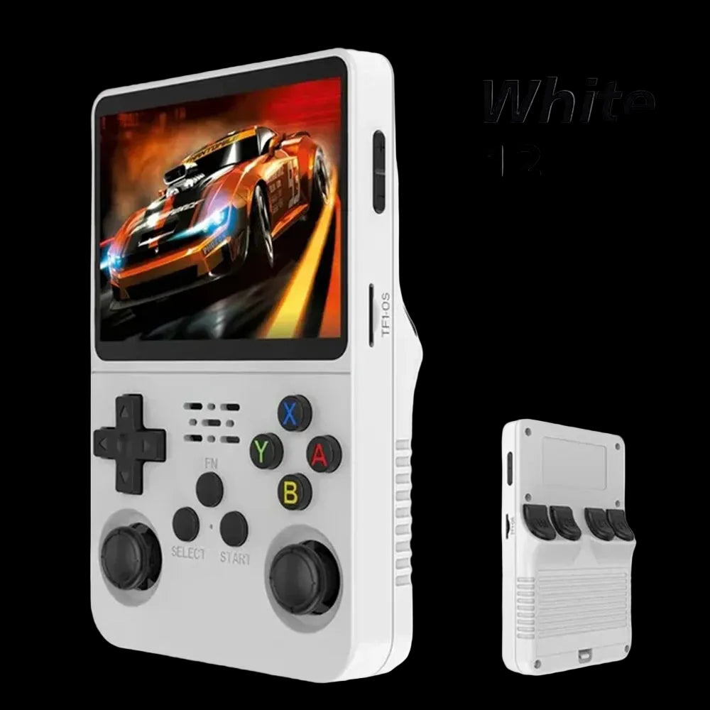 R36S Retro Handheld Game Console - 3.5 Inch IPS Screen, 64GB/128GB/256GB, Portable Gaming Device with Built-in Games